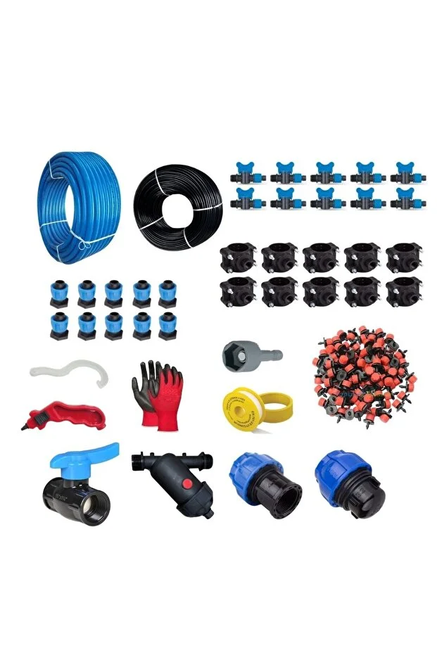 Damla Sulama Seti Pro - Kangal Boru, Damlama Borusu Hobi Bahçesi